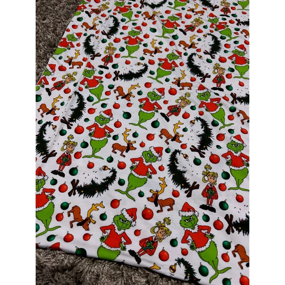 Bundle of‎ Joy Company Grinch Christmas All Over Print pillow case soft White